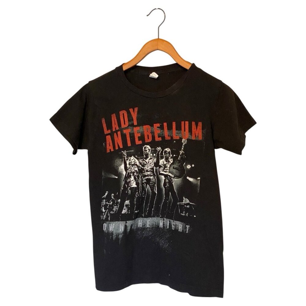 Lady Antebellum Own The Night 2012 Tour Black T-Shirt Adult S Concert